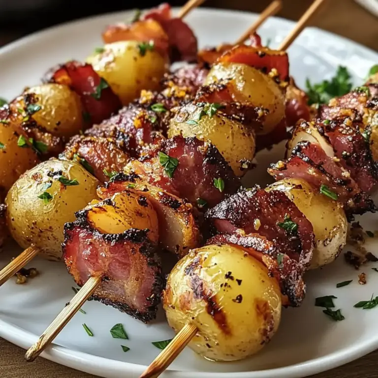 Kartoffel-Bacon-Spieße