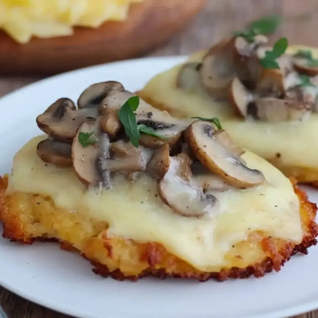Kartoffelrösti mit Champignons