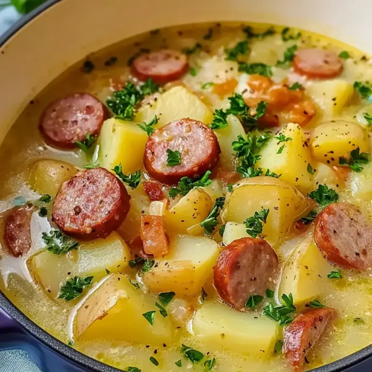 Kartoffelsuppe mit Wurst