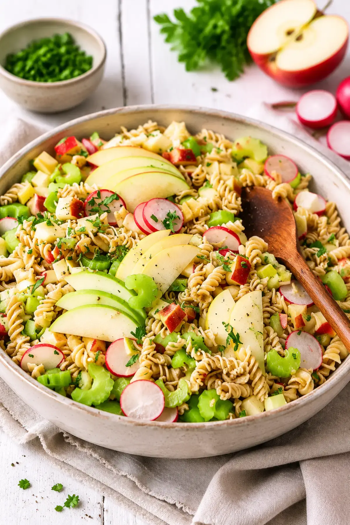 Kichererbsen Nudelsalat