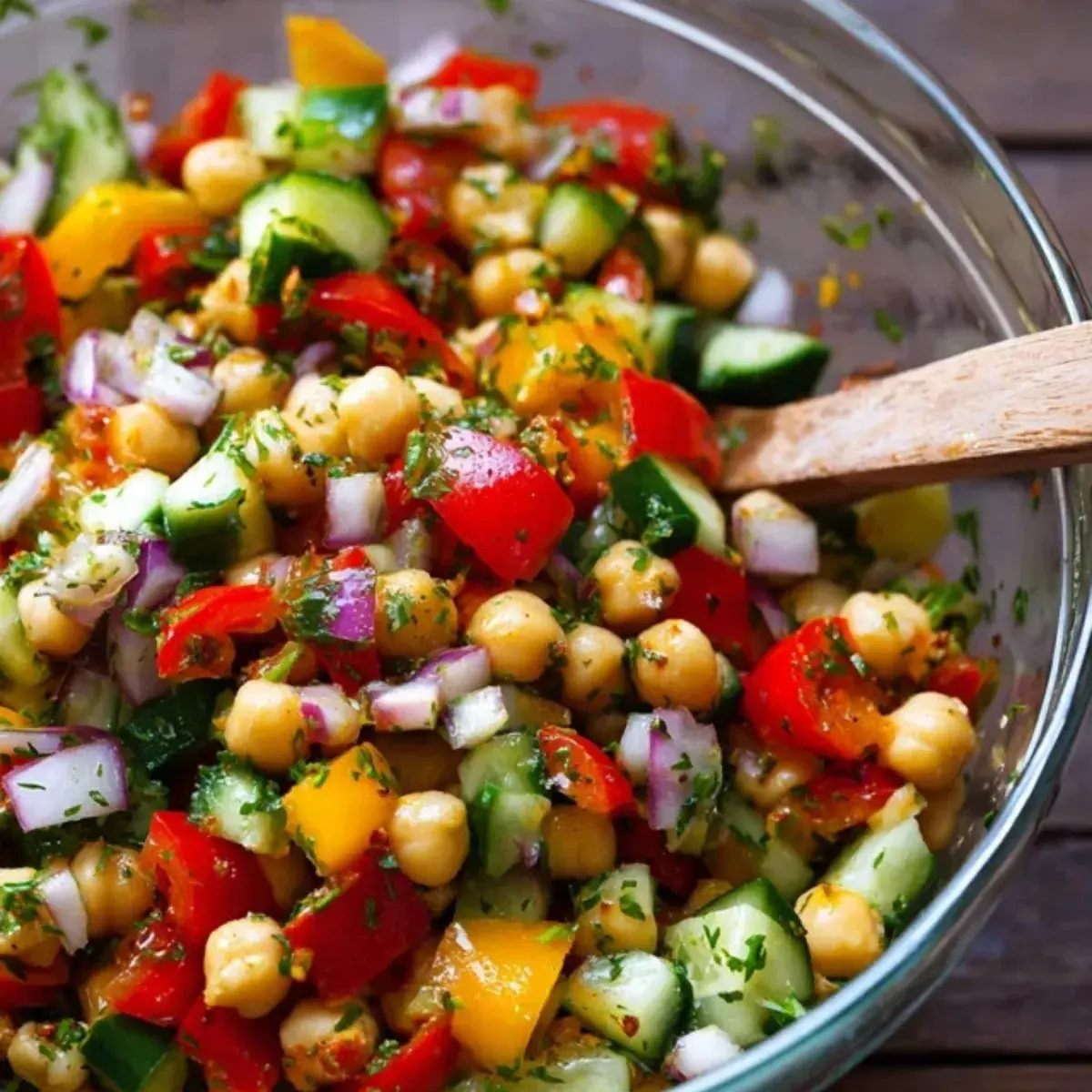 Kichererbsen Salat