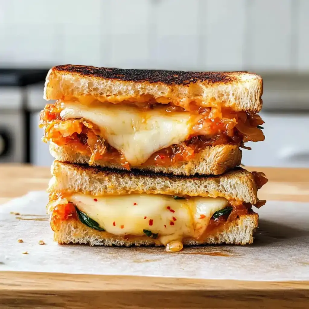 Kimchi gegrillter Käse