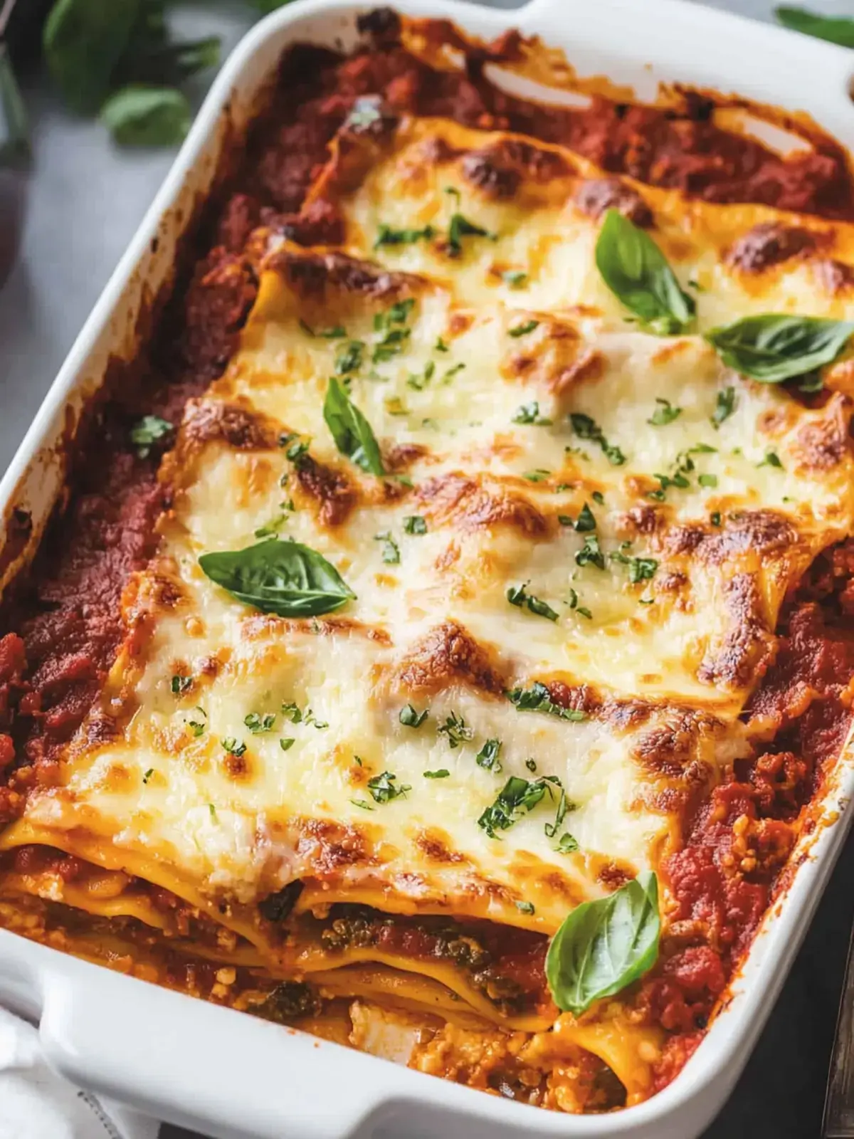 Klassische Lasagne Auflauf