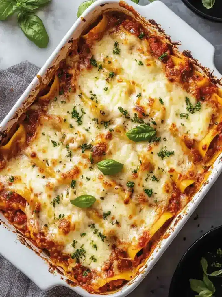 Klassische Lasagne Auflauf