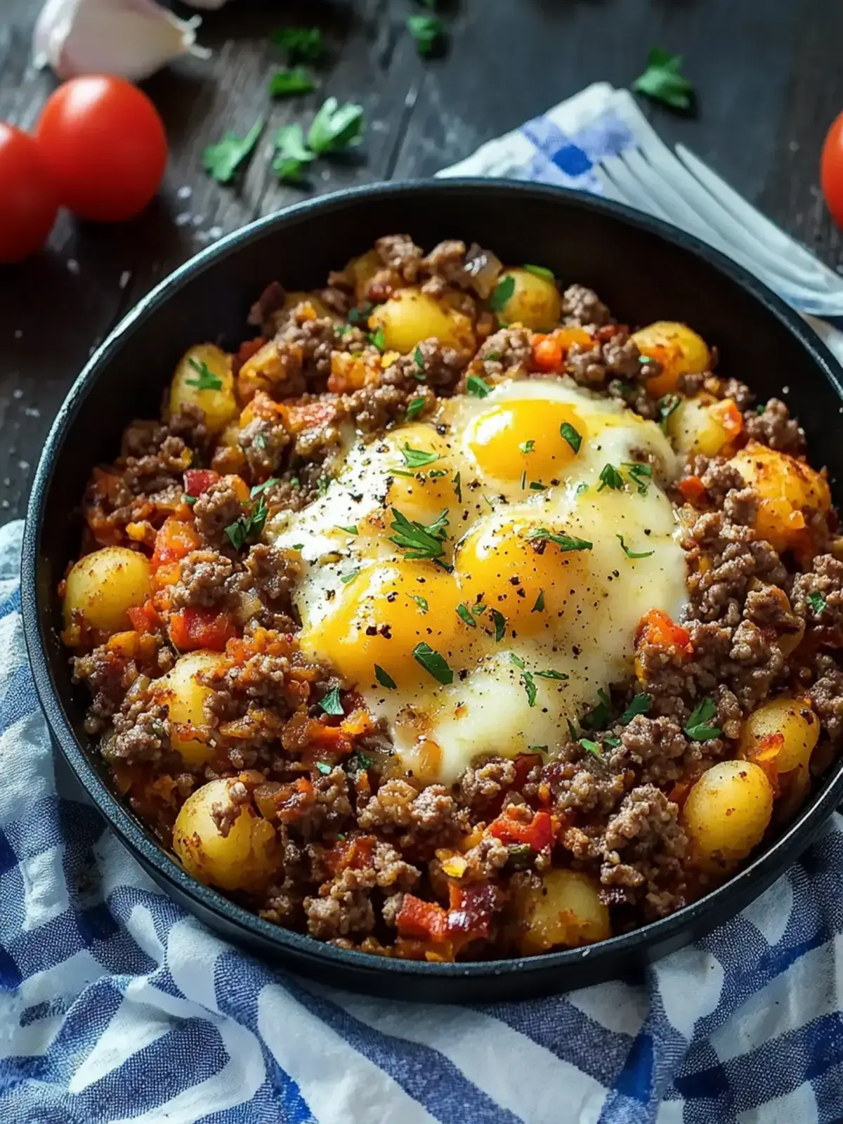 Klassischer Hamburger Hash