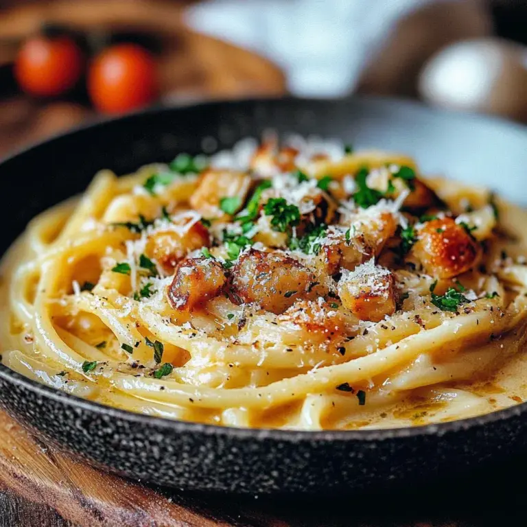 Knoblauch-Butter-Hähnchen-Pasta