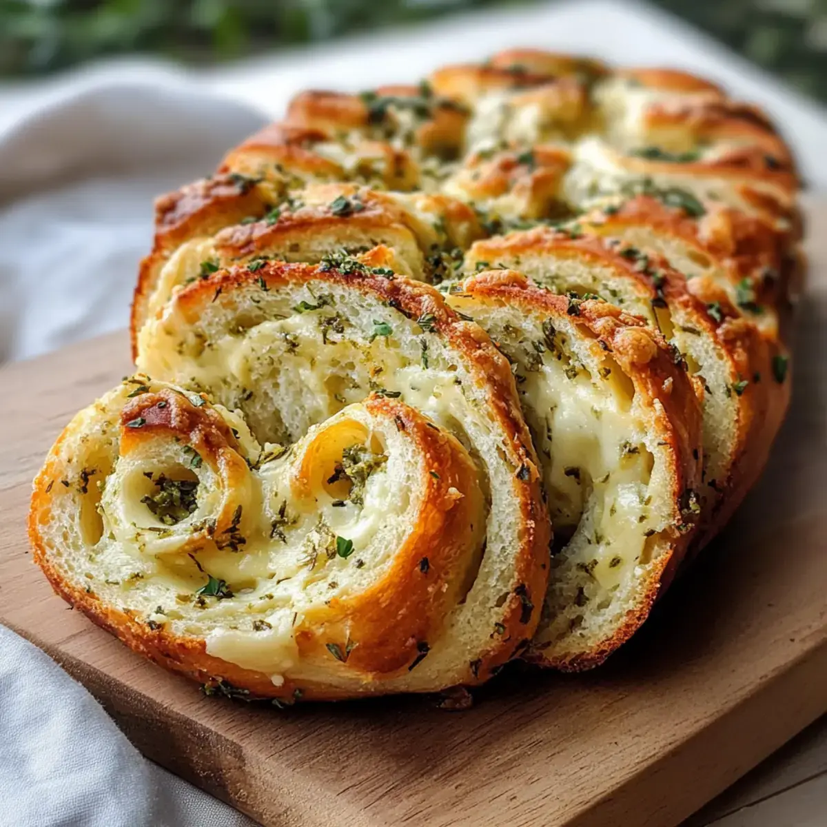 Knoblauch-Kräuter-Käsebrot Rezept