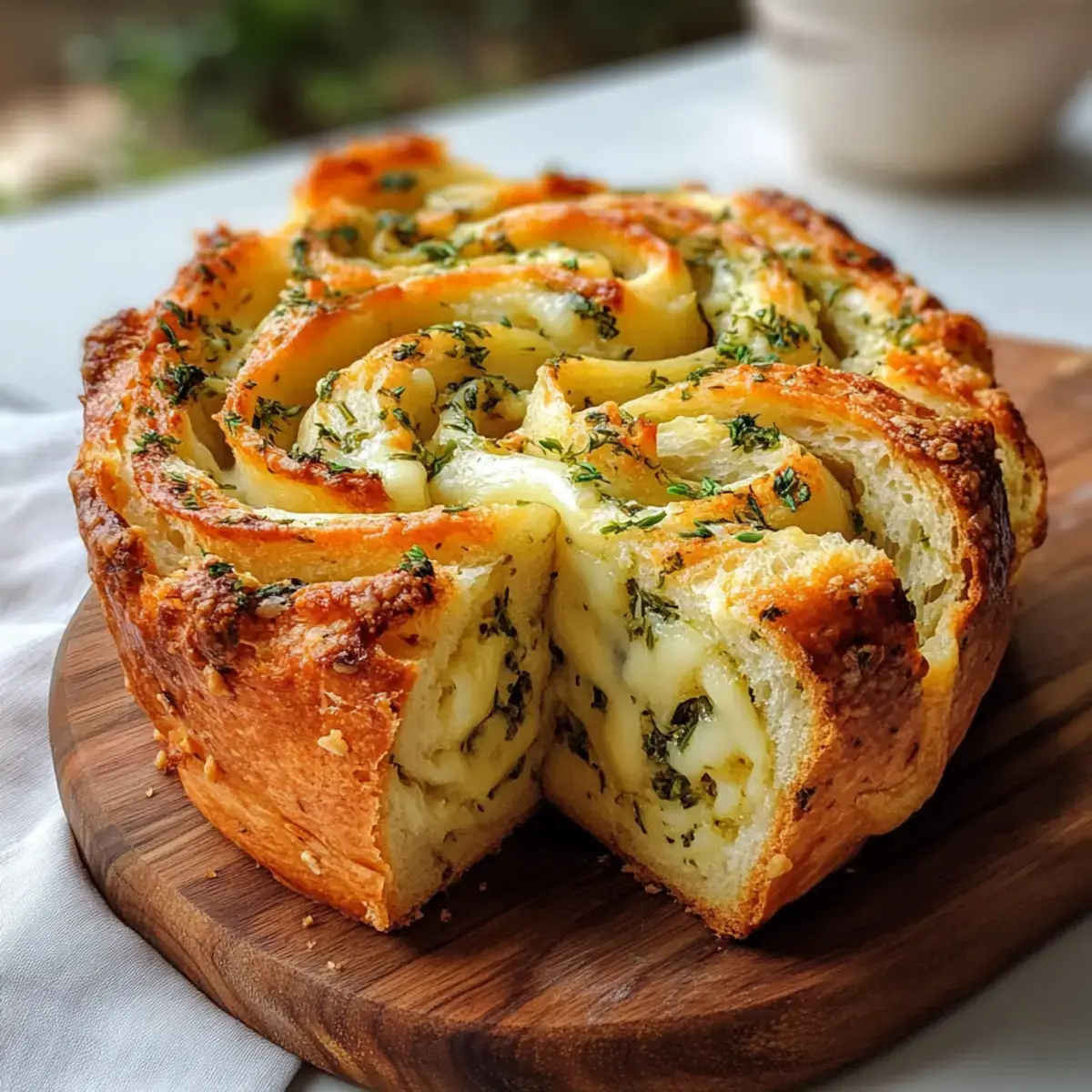 Knoblauch-Kräuter-Käsebrot Rezept