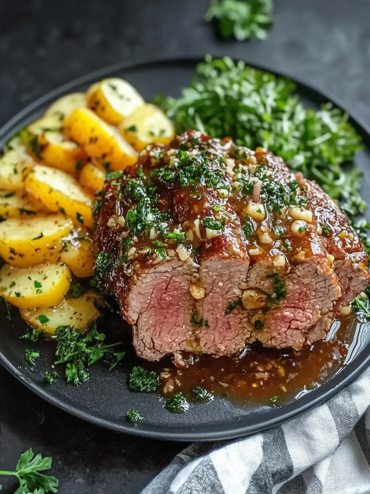 Knoblauchbraune Butterfleischlaibchen