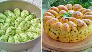 Aromatisches Knoblauch-Kräuter-Käsebrot