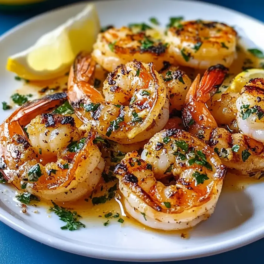 Knoblauchbutter Gegrillte Garnelen