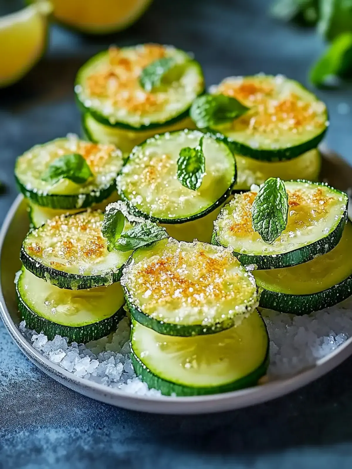 Knusprige Zucchini-Bisse