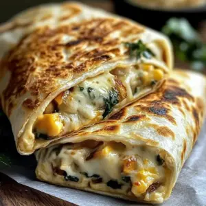 Knuspriger Chicken Ranch Snack Wrap