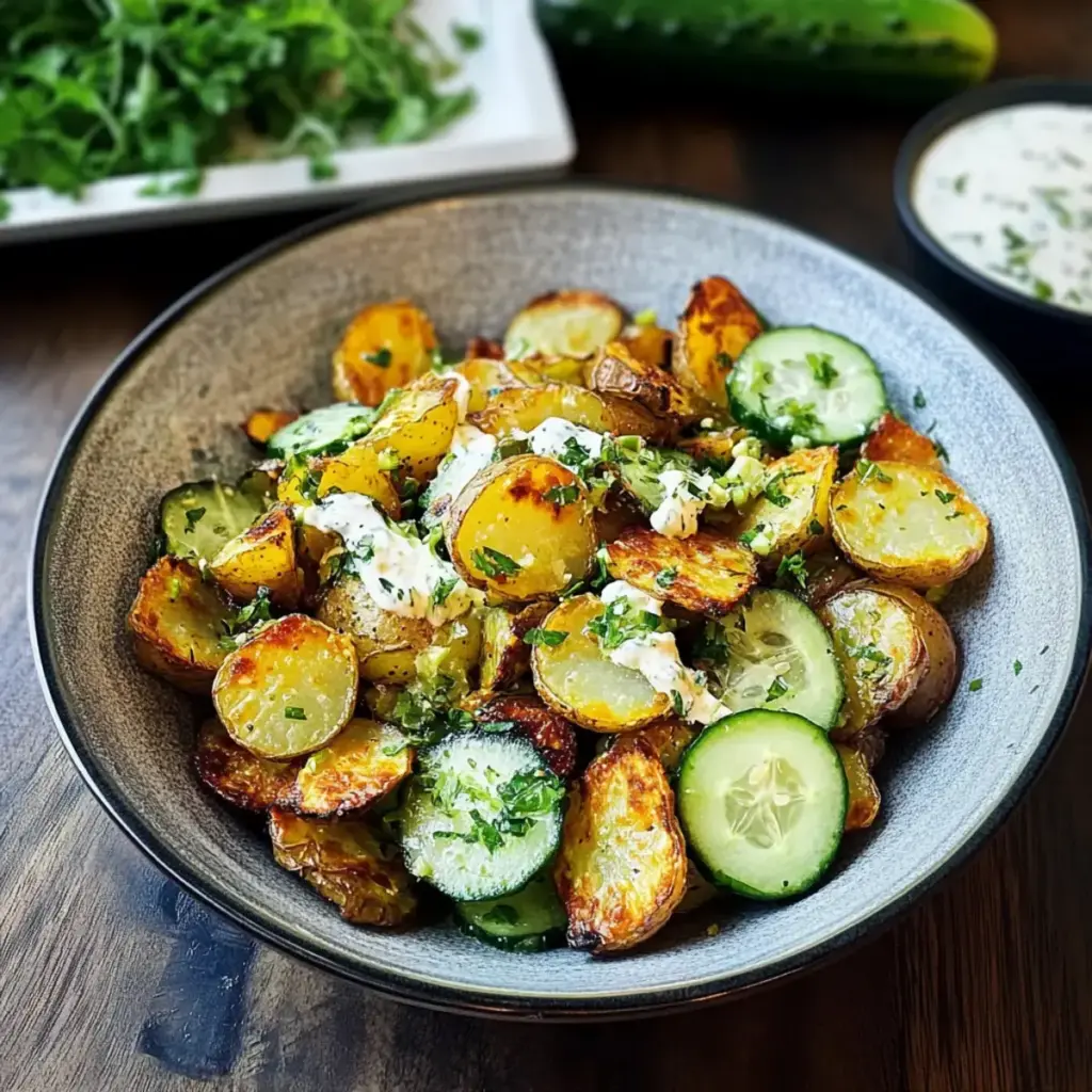 Knuspriger Kartoffelsalat