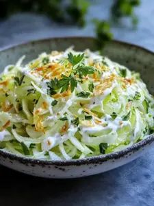 Leichter Kohlrabi-Salat mit Joghurt-Dressing