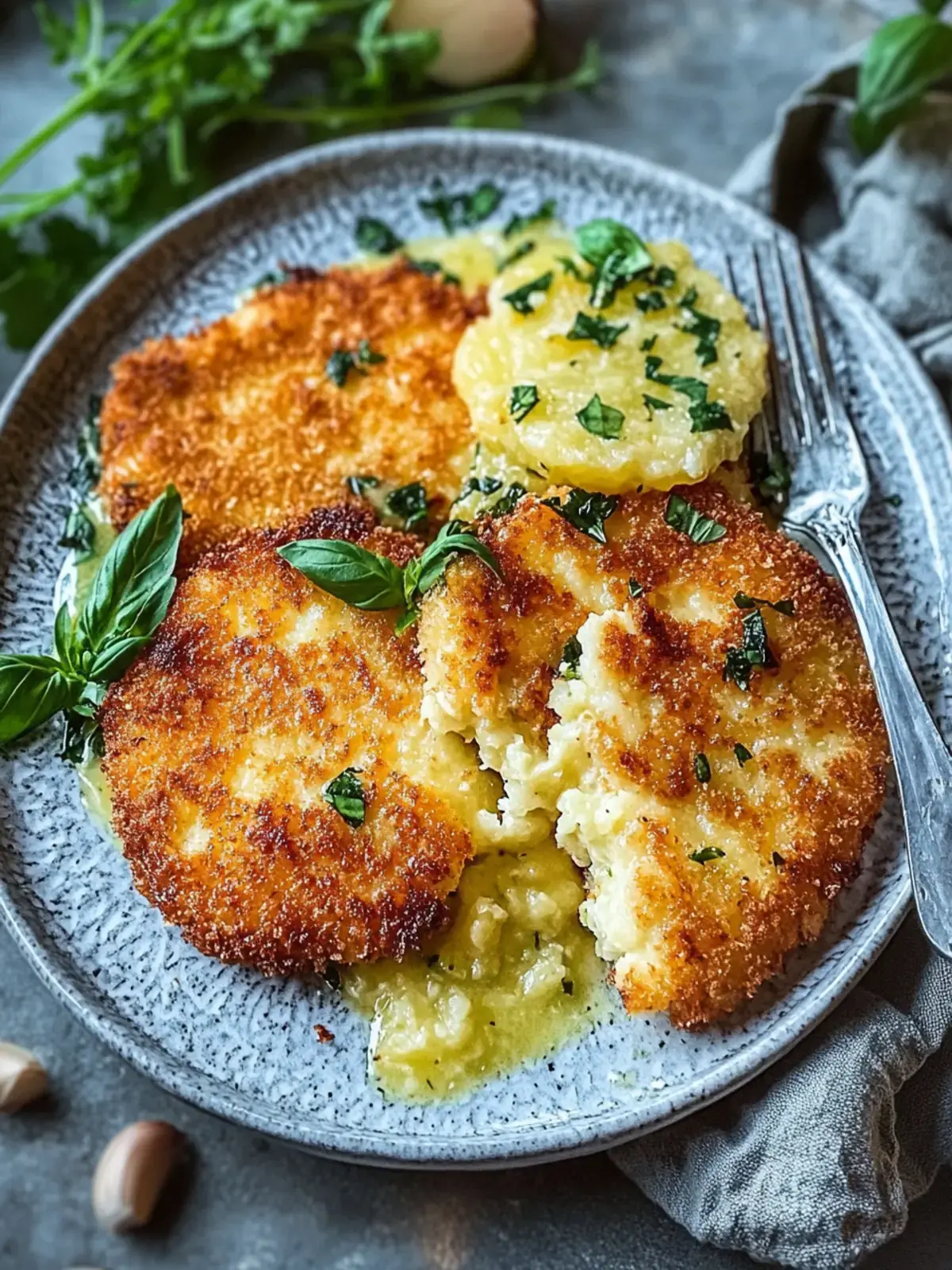 Kohlrabi-Schnitzel mit Parmesan: Knusprig und Gesund genießen 2 Kohlrabi Schnitzel mit Parmesan