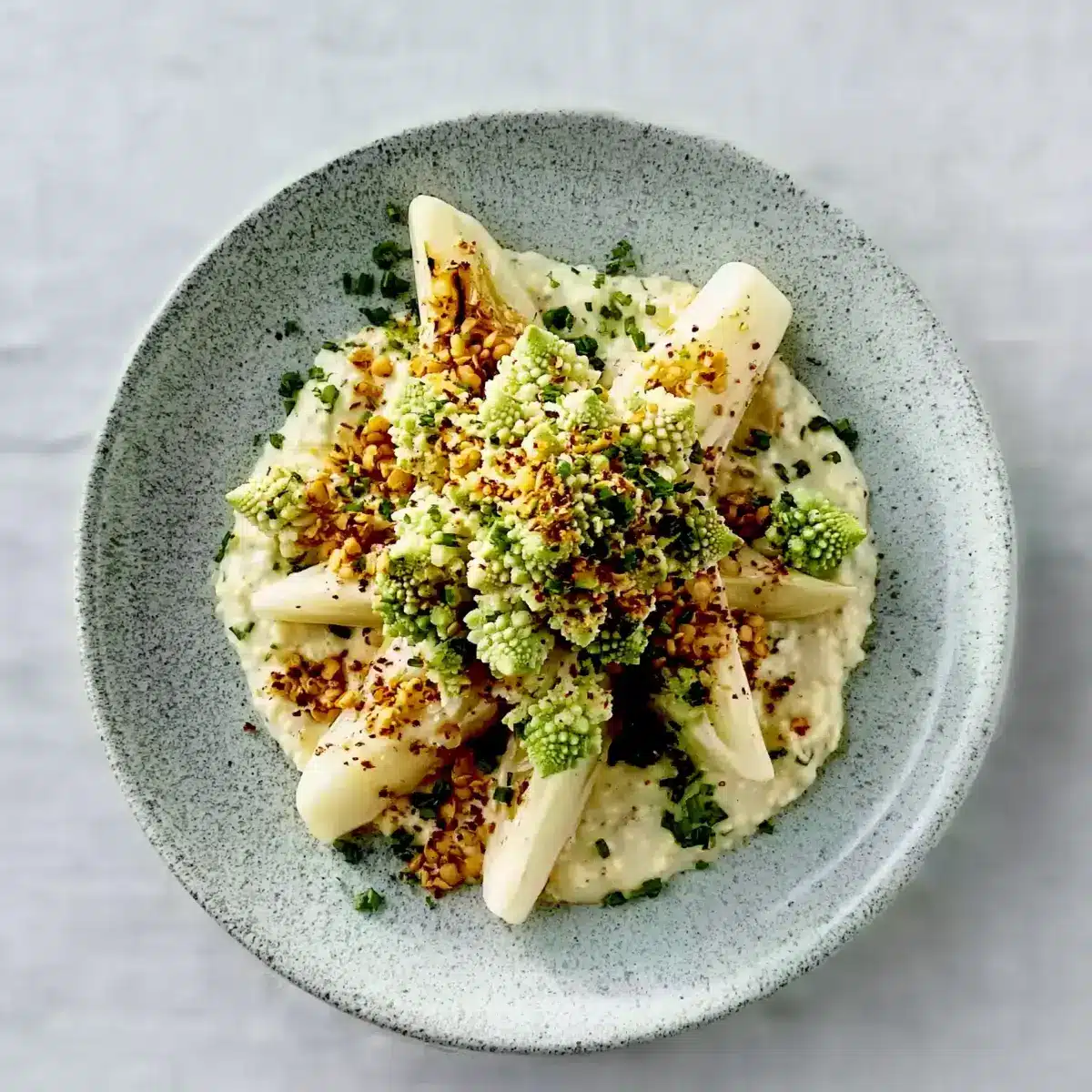 Kohlrabi mit Linsencreme