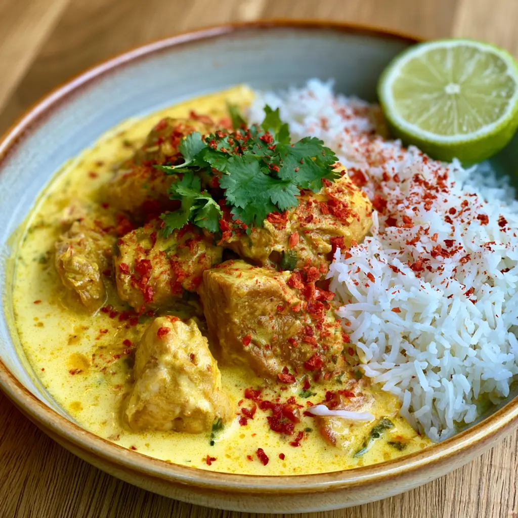 Kokos-Limetten-Hähnchen-Curry