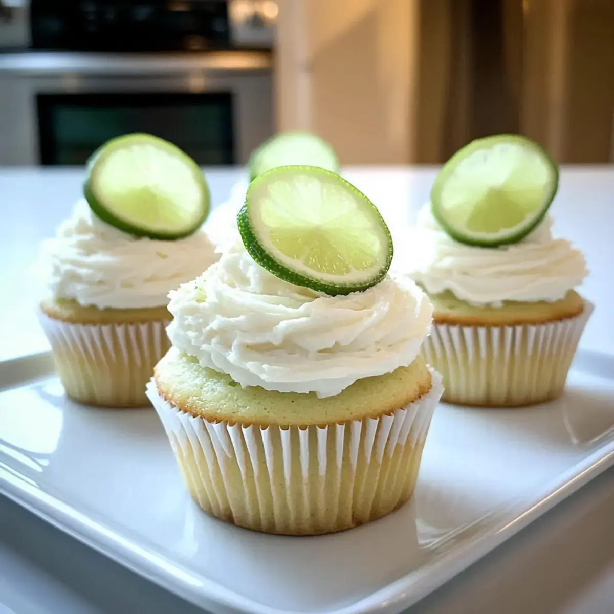 Kokosnuss-Muffins mit Limettenfrosting