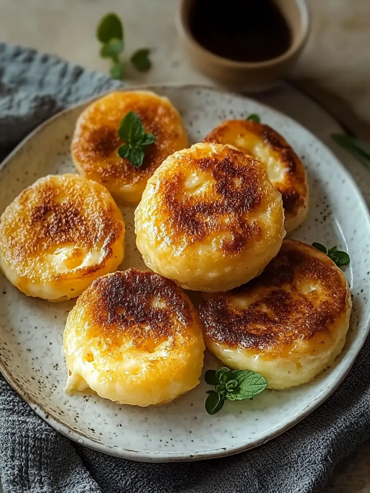 Koreanische Käse-Kartoffelpuffer