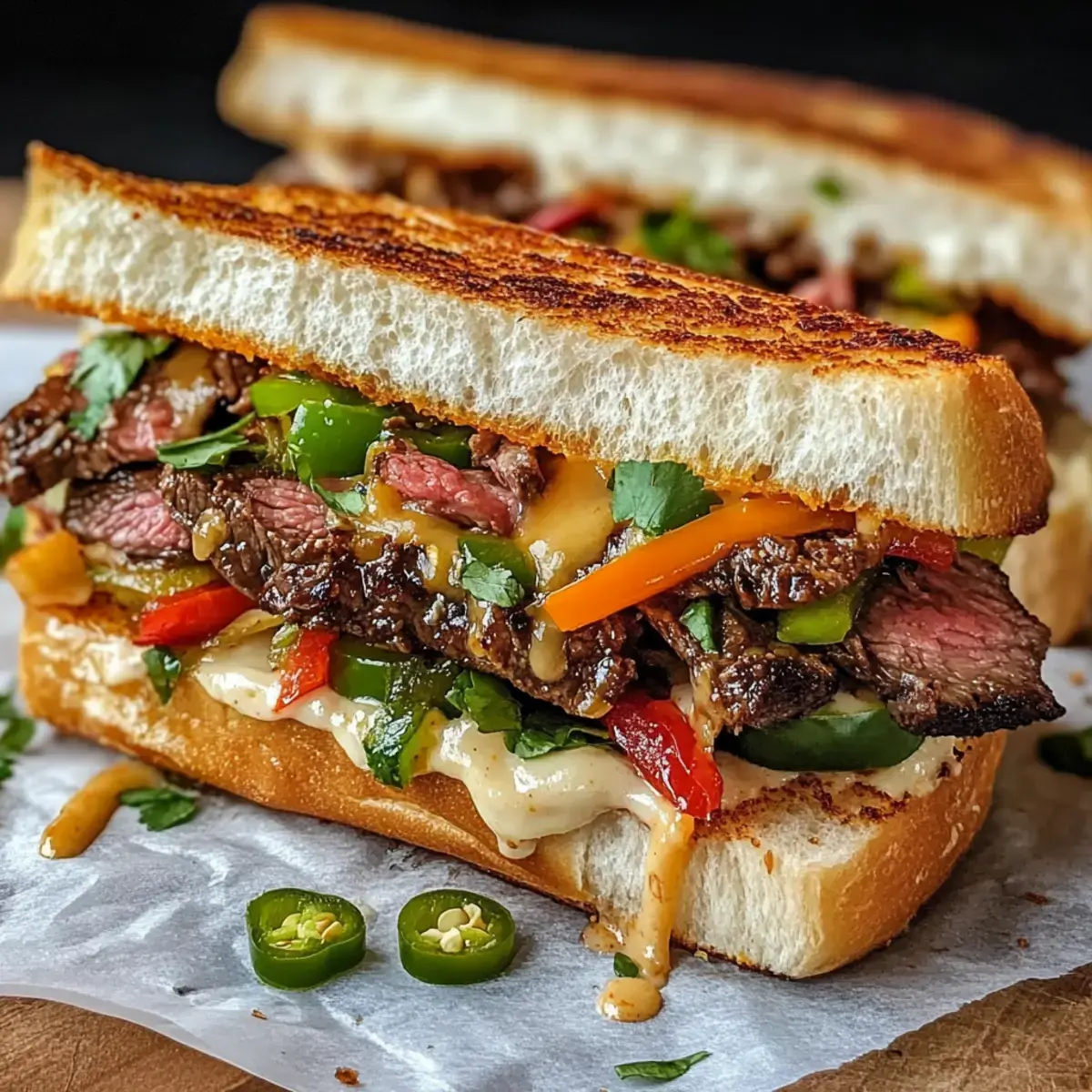 Koreanisches Steak-Sandwich