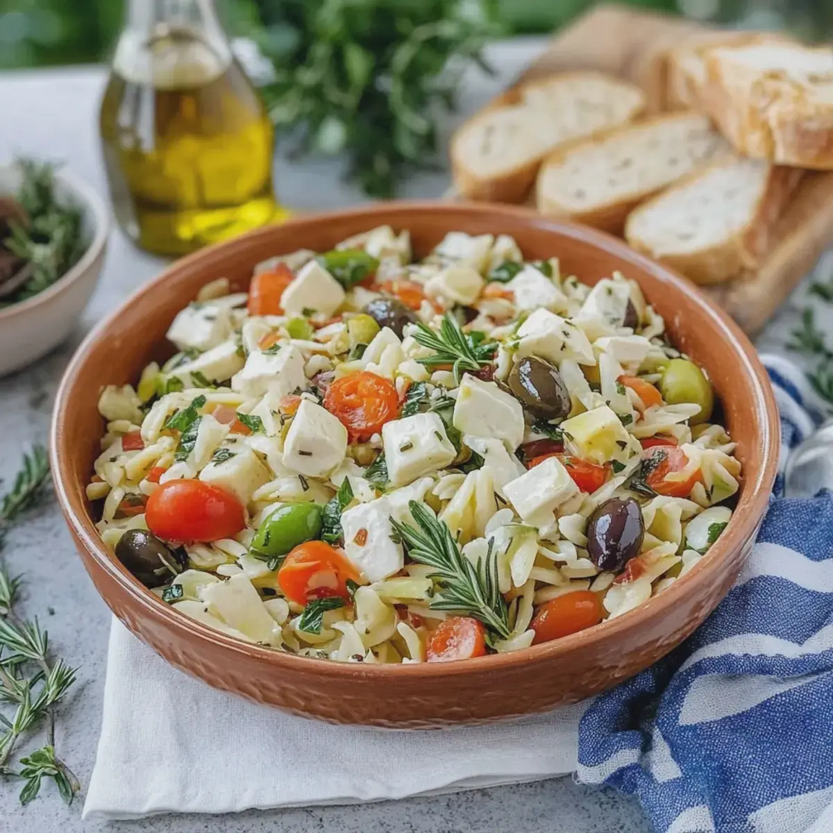 Kritharaki Salat griechisch