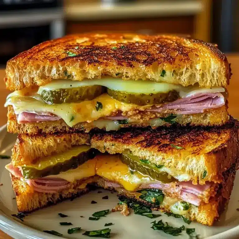 Kubanische Knoblauchbrot-Sandwiches