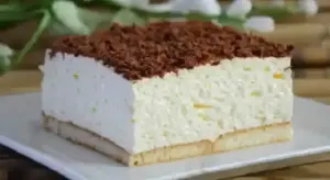 Schneller Butterkeks-Vanillekuchen