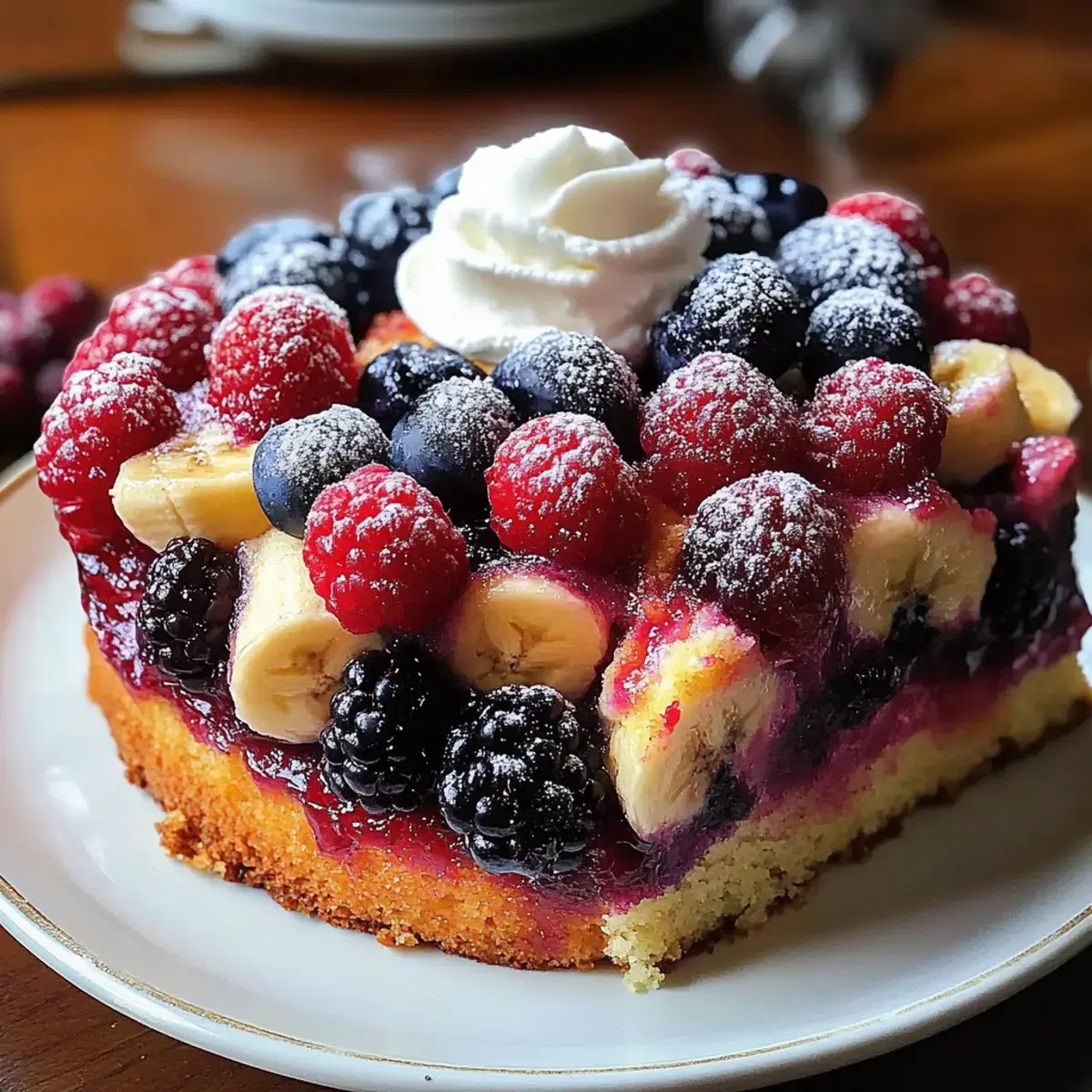 Kuchen mit Obst