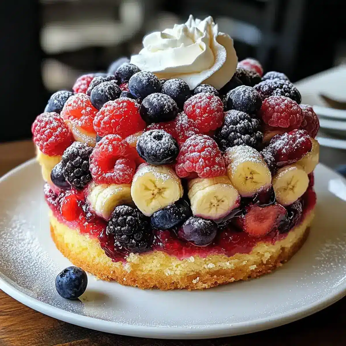 Kuchen mit Obst