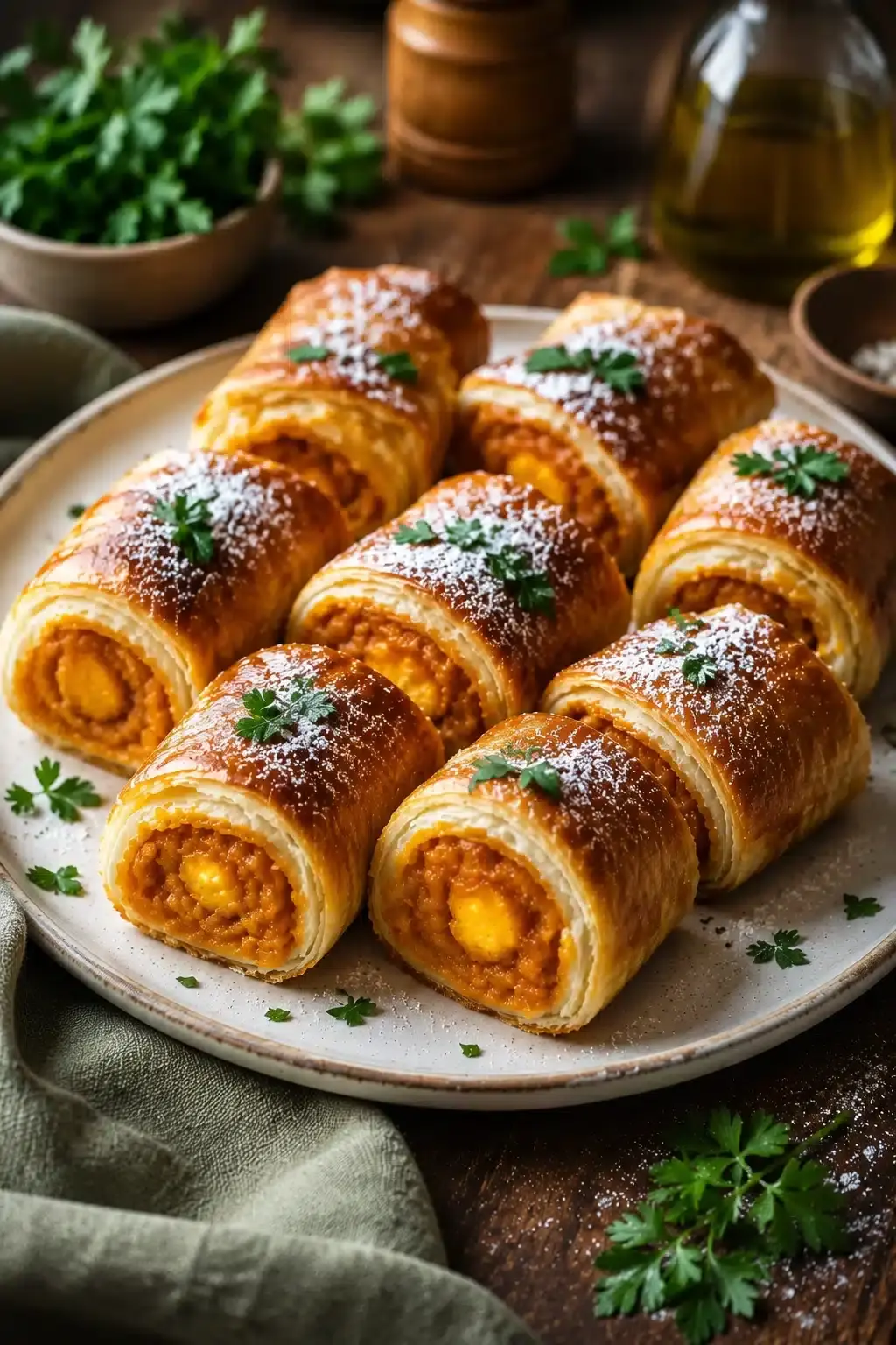 Kürbis-Frühstücks-Röllchen