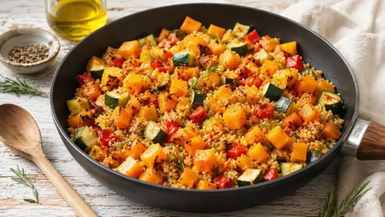 Kürbis Gemüse Pfanne