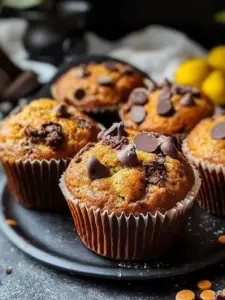 Kürbis Schokoladen Muffins