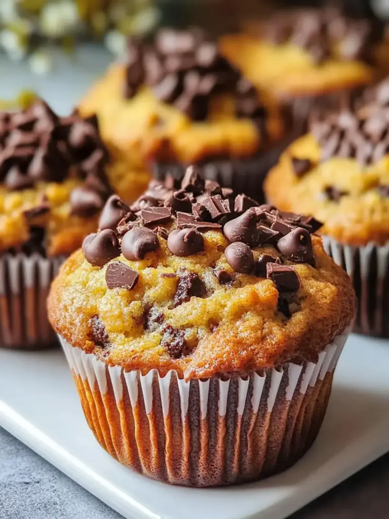 Kürbis Schokoladen Muffins