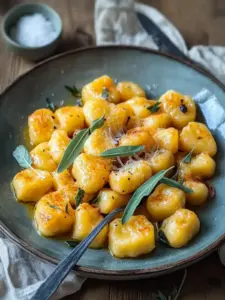 Kürbisgnocchi mit Salbeibutter