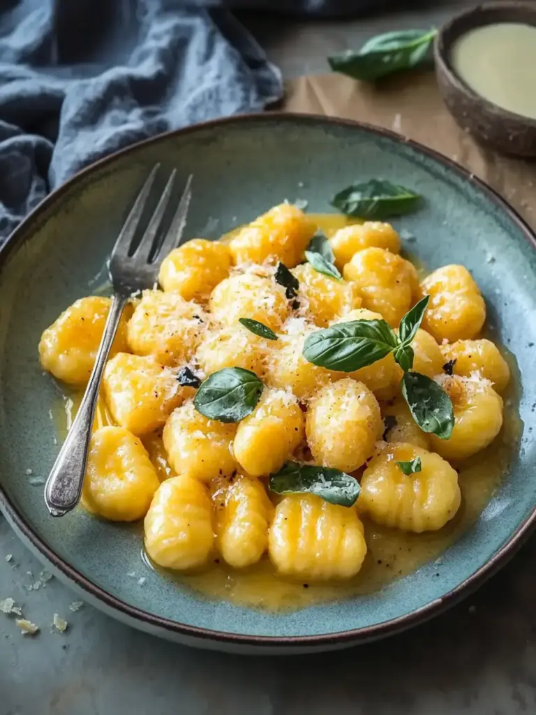 Kürbisgnocchi mit Salbeibutter
