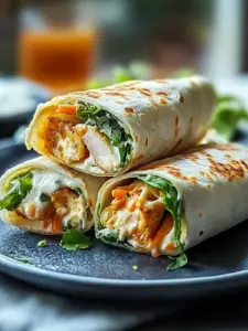 Käse Knoblauch Hähnchen Wickel