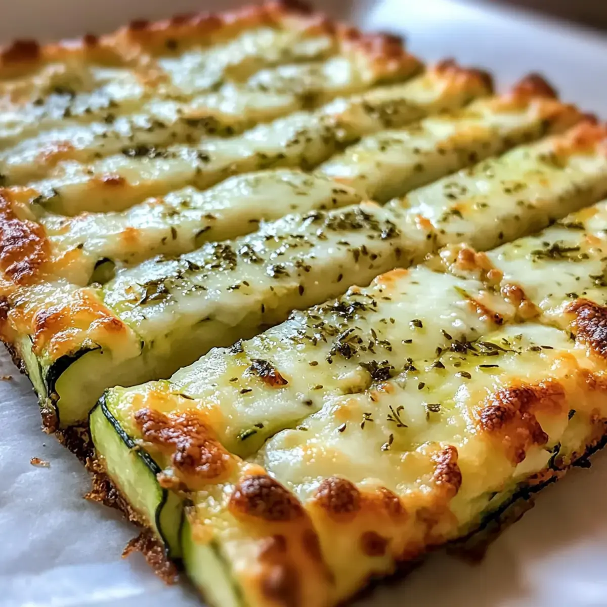 Käse-Zucchini-Brotsticks