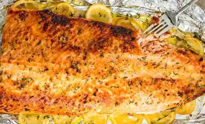 Lachs in Knoblauch-Zitronen-Butter Rezept 2 Lachs Rezept