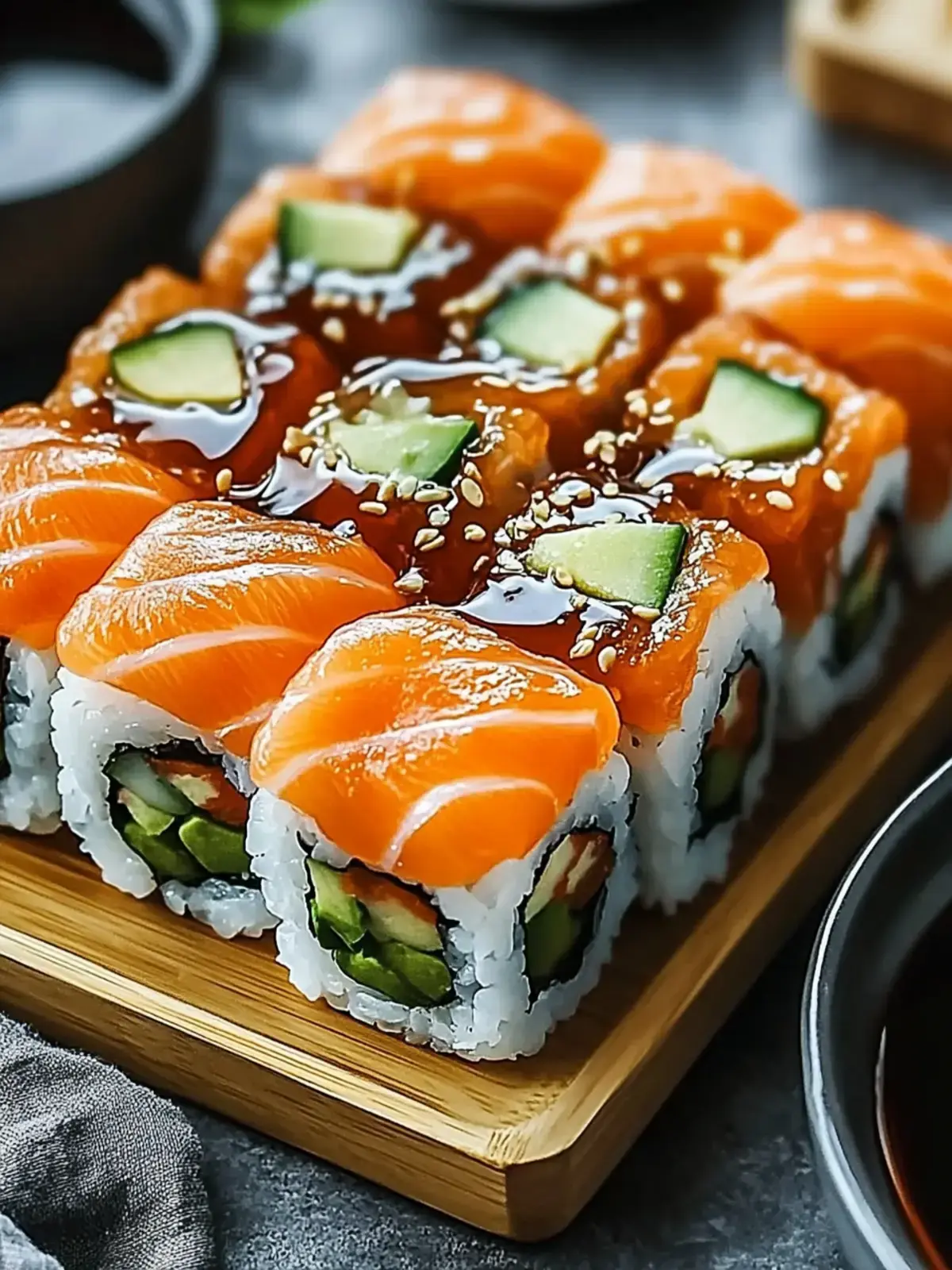 Lachs Sushi Auflauf