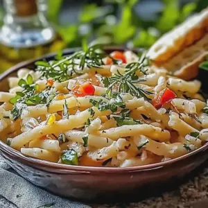 Limetten Nudelsalat knusprig