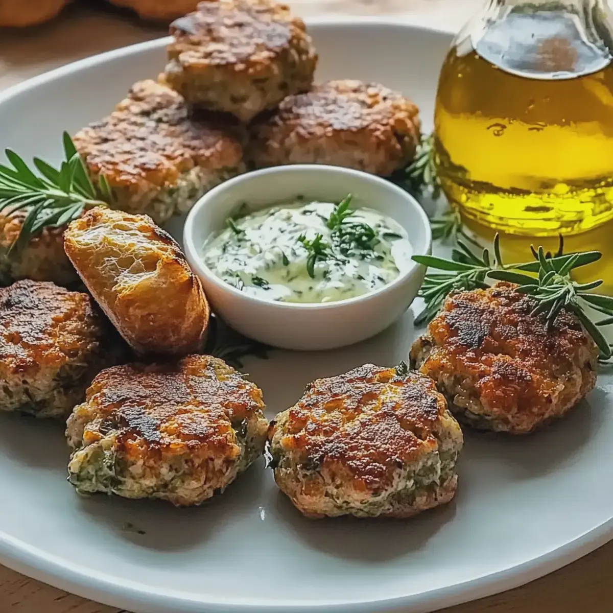 Linsenfrikadellen mit Tzatziki – gesund und lecker 2 Linsenfrikadellen mit Tzatziki