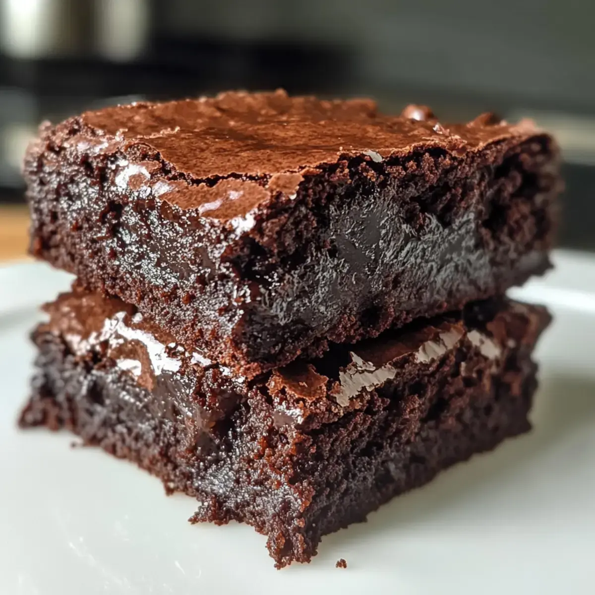 Low Calorie Griechische Joghurt Brownies