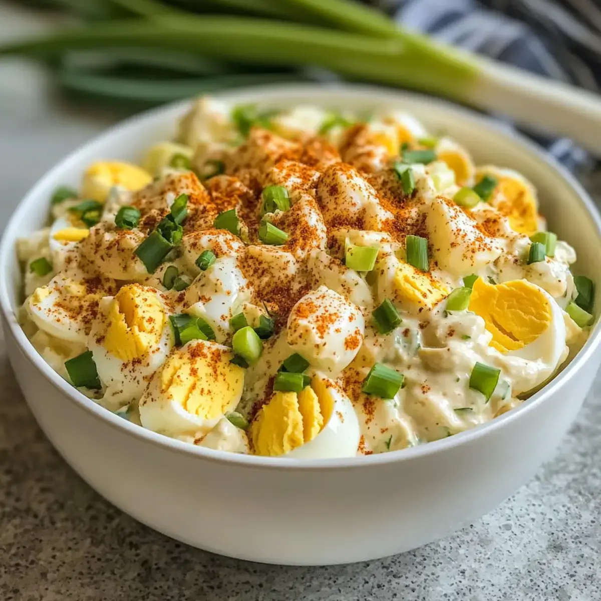 Cremiger Low-Carb Griechischer Joghurt Eier Salat – Einfach und lecker 2 Low Carb Eiersalat