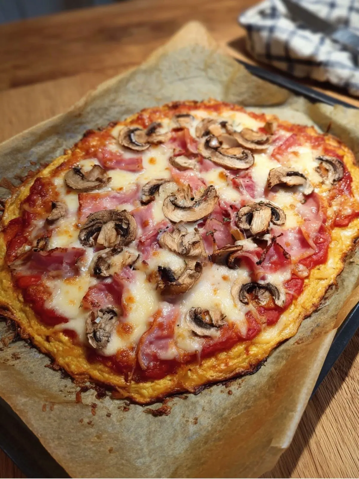 Low-Carb Quarkpizza