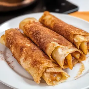 Luftfritteuse Apfelkuchen Taquitos