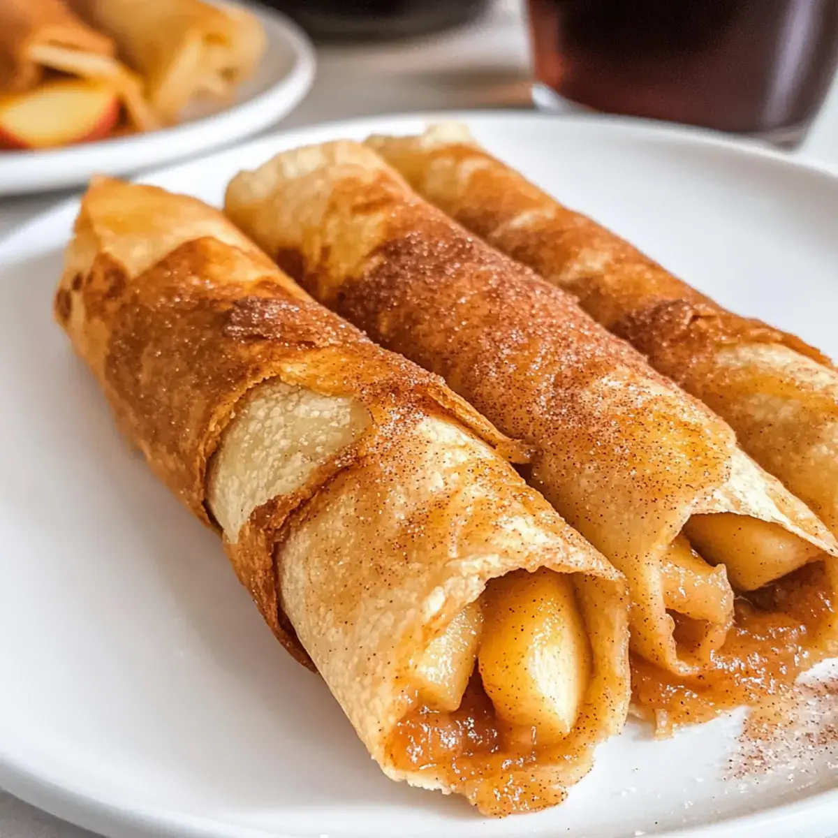 Luftfritteuse Apfelkuchen Taquitos