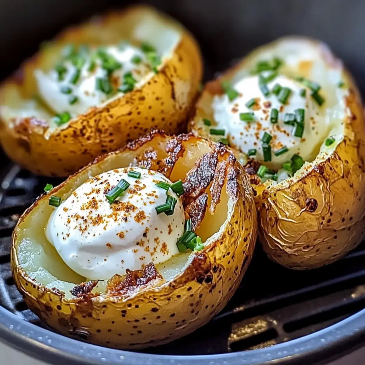Luftfritteuse Backkartoffeln
