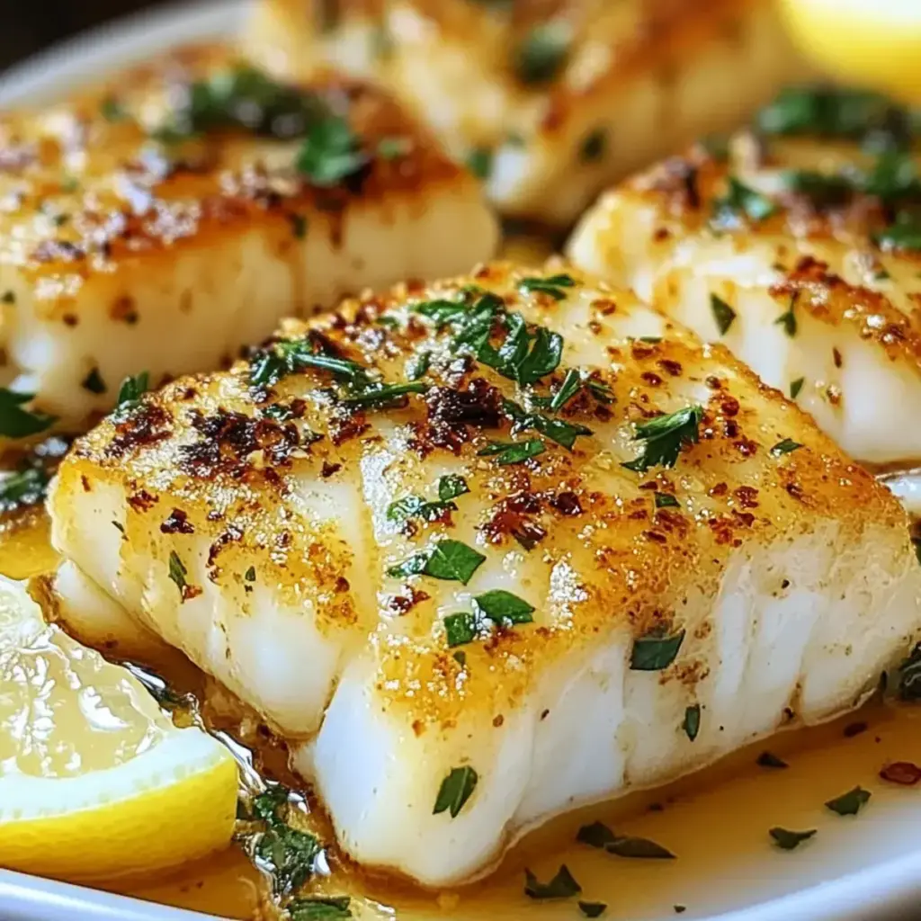 Luftfritteuse Knoblauchbutter Kabeljau
