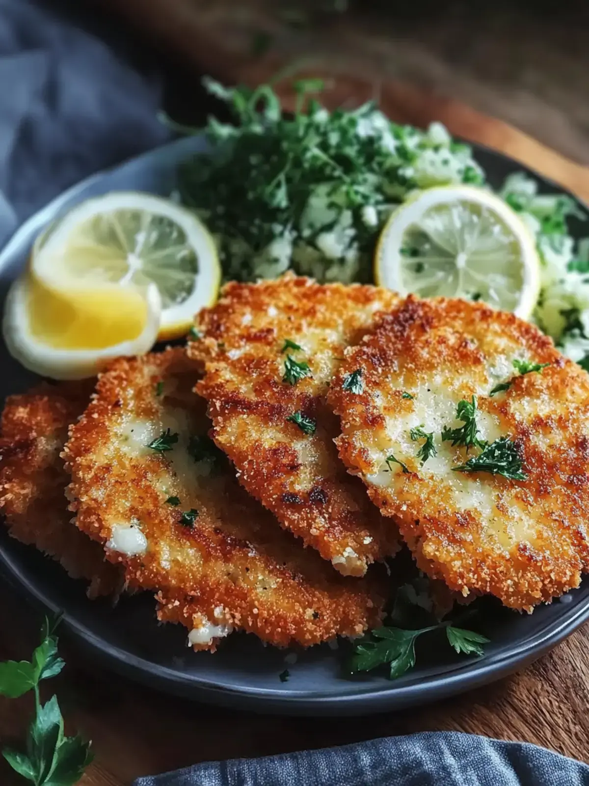 Luftfritteuse Parmesan Hähnchenbrustfilets